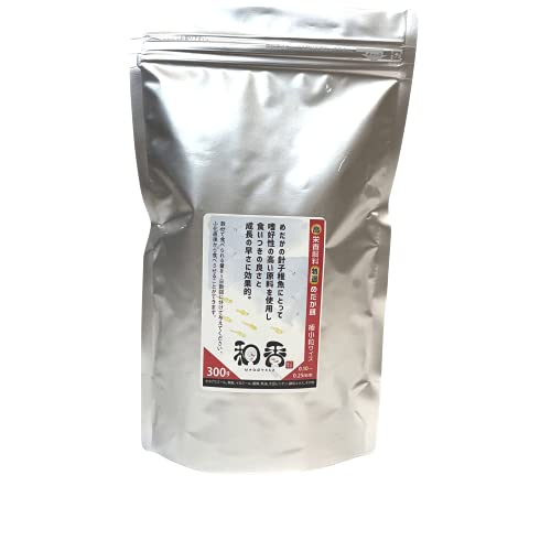 和香 特選 メダカ 餌 (極小粒: 針子 稚魚 用) 300g 食付 高栄養 色揚 熱帯魚 金魚 に効果的