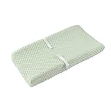 Funda para cambiador de bebé, compatible con almohadillas de 32 pulgadas x 16 pulgadas (verde)