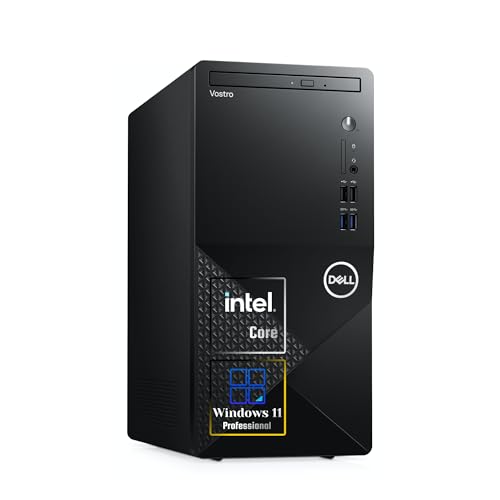 Dell Vostro 3910 Business PC Desktop Computer, 12th Gen Intel Core i5-12400 Processor, 16GB DDR4 Memory, 256GB PCIe SSD + 1TB HDD, DisplayPort, HDMI, WiFi 6, DVD-RW, Windows 11 Pro, Black Dell Vostro 3910 Business PC Desktop Computer, 12th Gen Intel Core i5-12400 Processor, 16GB DDR4 Memory, 256GB PCIe SSD + 1TB HDD, DisplayPort, HDMI, WiFi 6, DVD-RW, Windows 11 Pro, Black
