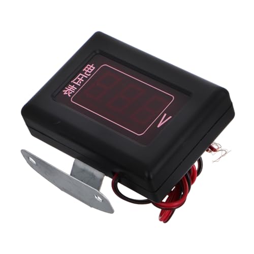 COMPUKAS 車の電圧計 電圧計テスター デジタル表示電圧計 デジタルディスプ