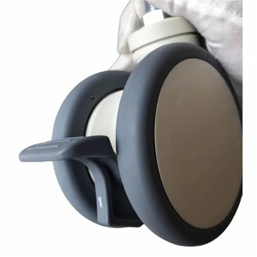 Roulettes médicales anti-vibration en TPR souple M12 pour bloquer et déplacer sans bruit - 3