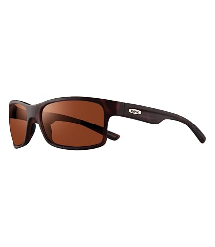 Revo Crawler Polarized Sport Wrap Sunglasses Matte Tortoise