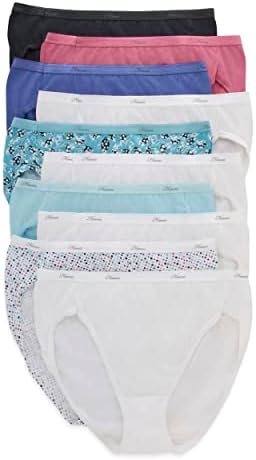 Hanes Ladies’s Panties Pack, Cotton Moisture-Wicking Underwear, Extremely-Delicate and Breathable, Tagless Multipack (Colours Might Differ)