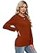 WIHOLL Sweaters for Women Trendy Fall Fashion 2026 Casual Long Sleeve Tops Crochet Knit Vacation Travel Teachers School Outfits Cute Winter Clothing Caramel S