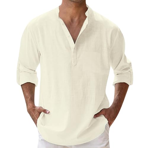 Chemise manches longues 2026 pour homme coupe ample décontractée motif floral