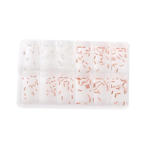 CHICHIYANG 240PCS Copper Watch Dial Feet Kit