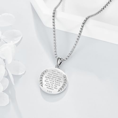 YFN-Patron-Saint-Necklace-Sterling-Silver-Amulet-Medal-Pendant-Religious-Protector-Jewelry-Gifts-for-Women-Men