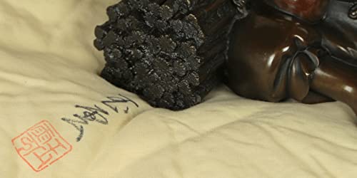 Amazon.co.jp: 名品 置物 養老乃瀧孝子伝説 高岡銅器 養老の滝 養老の