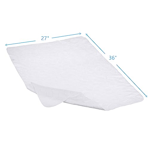 Image of TL Care Waterproof Flat Multi-use Pad Protector 27 inch x 36 inch | Reusable, Embossed Quilt-Like, Soft Multi-use Protective Mattress Pad Cover for Babies, Adults and Pets