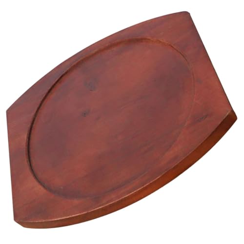 Gadpiparty Base de Madera Redonda Gruesa de 248 CM para Ollas Tapete Aislante para Cocina Accesorio Resistente al Calor para Proteger Mesas Esterilla Antideslizante para Utensilios de