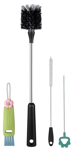 4 Pack Stainless Steel Bottle Brush Set