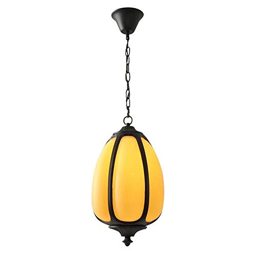 Luminaire paysage E27 étanche au design imitation citrouille pour villa haut de gamme