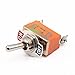 FABULETTA Industrial SPST Toggle Switch E-TEN1021 15A 250V On-Off Rocker Style with 2 Pin 2 Position and 12mm Screw Mount Compatible with Automotive Marine Electrical Projects