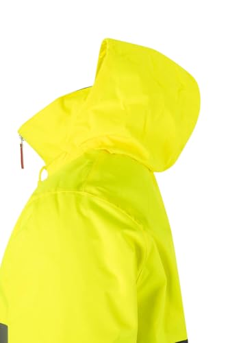 Veste de travail parka bicolore Velilla 306002 vert et jaune fluorescent M