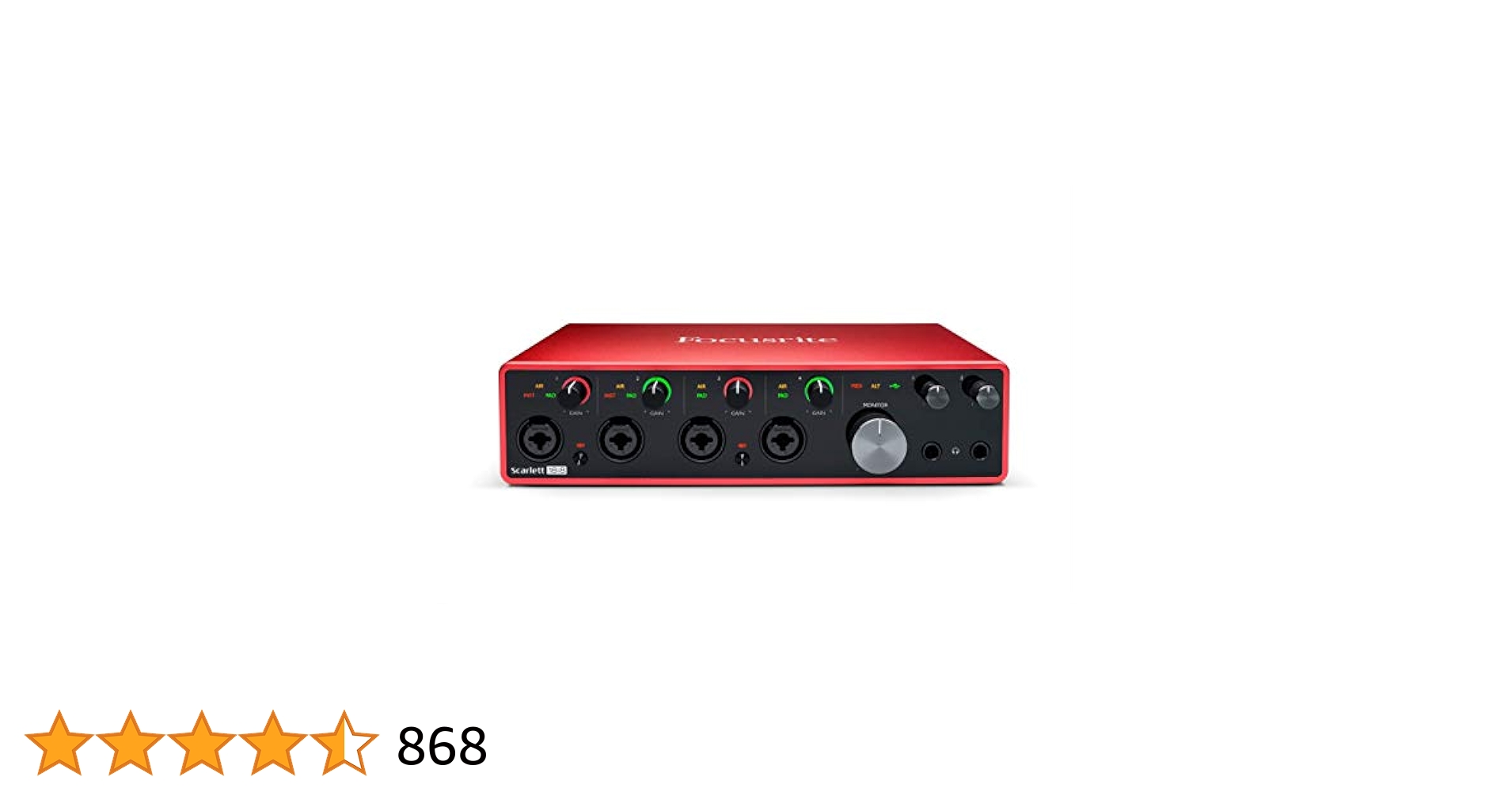Scarlett 18i8(gen3) オーディオインターフェイス Amazon.co.jp: Focusrite Scarlett 18i8 3rd Gen オーディオ