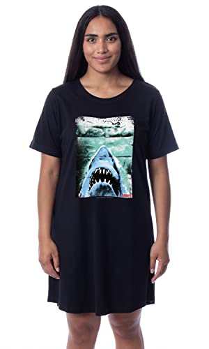 Chemise de nuit coton grande taille Jaws pour dormir sans serrer en pyjama 3XL