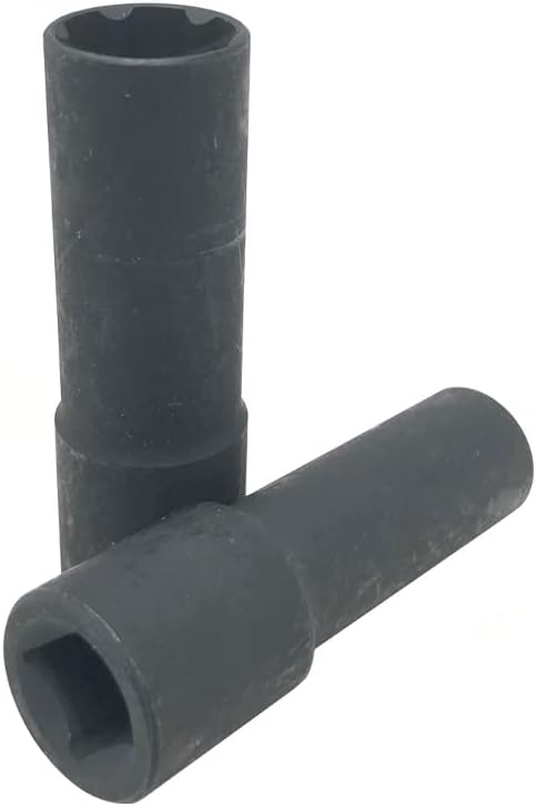 Impact Pass Key - 6 Point Spline Tuner Lug Nut Key (Sold Individually), Spline Lug Nut Socket, and Impact Socket