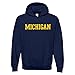 Michigan Wolverines Basic Block Hoodie - Large - Navy