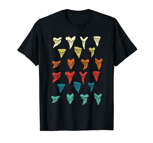 Shark Tooth Hunting Apparel Types Of Shark Tooth Hunter T-Shirt