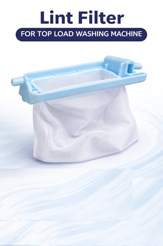 Image of AMAZOR Washing Machine Magic Filter | Universal Lint Filter /Dust Filter /Waste Collector /Drain Jali for Semi & Fully Automatic Washing Machines (Compatible for haier. Height 13.5 Cm)