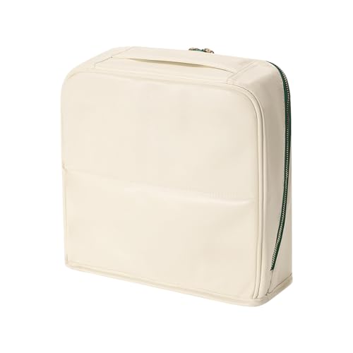 Bolsa de maquillaje de piel para colgar y ordenar tus accesorios