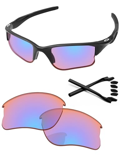 Image of Replacement Lenses & Rubber Kits for Oakley Half Jacket 2.0 XL OO9154 62mm - Precise Fit, UV Block, Impact Resistant