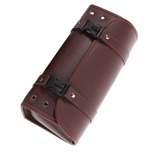 Bolsa trasera retro para motocicleta VALICLUD resistente al clima con fácil instalación, múltiples compartimentos para herramientas y accesorios miniatura 1