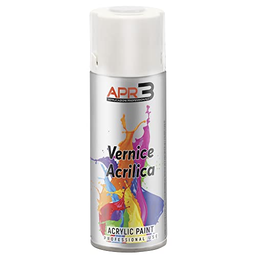 APR3 - S400PAST8 Vernis peinture Acrylique Multi-Usage, Couleur Transparent Mat, Aérosol En Fer-Blanc Recyclable de 400 ml Cover