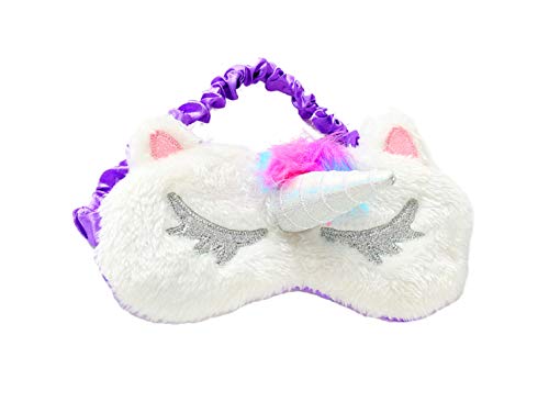 Image of Jenna Eye Mask For Dark Circles, Cooling Eyes, Pain Relief, Redness, Eye Cooling Gel Pad Stretchable For Eye Relaxing, Sleeping Mask (Unicorn Purple)