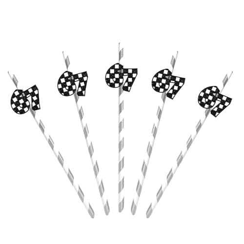 Pitillos de papel para fiesta con decoración 24 piezas miniatura 1