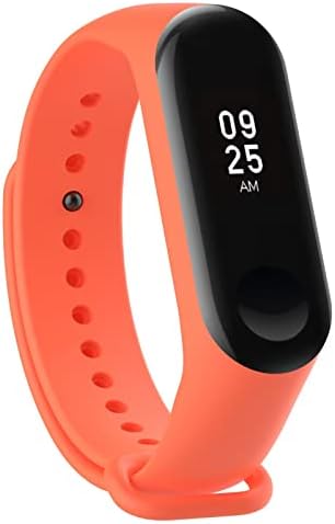KOMI Watch Strap compatible with Xiaomi mi Band 4 3, Women Men Silicone Fitness Sports Replacement Band