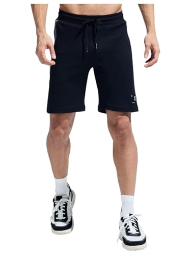 Image of DOMIN8 Men's Stylish Cut & Sew Sporty Light Weight Breathable Shorts with Secure Side Zipper Pocket | Mens Shorts | Sports wear for Men Grey