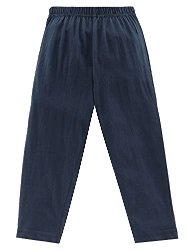 Image of KiddoPanti Boys Solid Pyjama Pant | 100% Soft Cotton Single Jersey | Comfortable Fit with Elastic Waistband & Single Front Pocket | Kids Joggers Track Pant