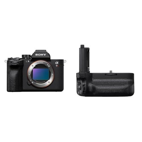 Image of Sony Alpha 7R V Full-Frame Mirrorless Interchangeable Lens Camera with Vertical Grip for Sony Alpha 7R IV - VG-C4EM