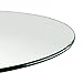 Dulles Glass 18 inch Round Glass Table Top - Tempered - 3/8