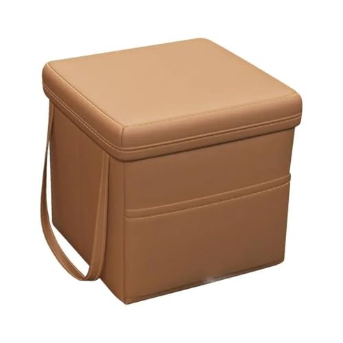 Bolsa plegable para accesorios interiores de coche y residuos en cuero