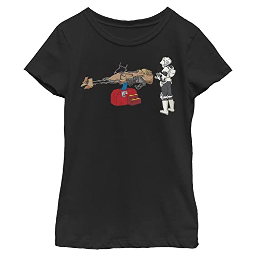 T-shirt Star Wars Trooper pour fille à manches courtes en coton doux