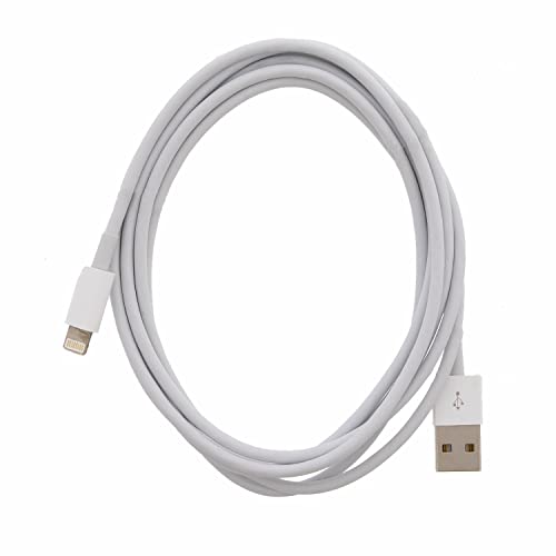W-Sincerely pcs 6ft Lightning Cable Charging Cord USB Cable for iPhone 6s,6s+,6plus,6 iPhone 5,5c,5s,iPad 5,iP0d 7(White)