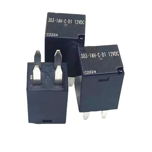 Relais 4 broches 303-1AH-C-D1 12VDC pour la réparation du système de ventilation