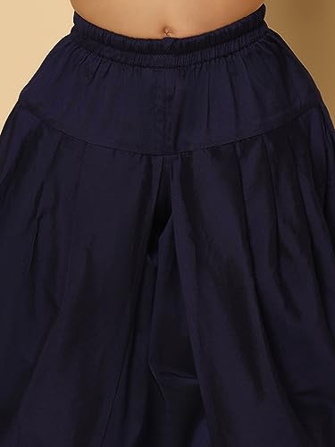 Image of KISAH Kid's Full Sleeves Silk Blend Knee Length Woven Design Purple Kurta Dhoti Set (11-12Y)