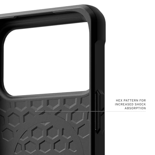 Image of Urban Armor Gear UAG Metropolis LT Magnetic Compatible, Rugged Shockproof Anti-Slip Military Grade Protective Case /Cover Designed for iPhone 17 Pro Max (2025) - Kevlar Black