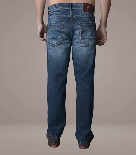 Image of i'sol Men's Premium Baggy Jeans | Loose FIT Jeans | Light Stretch | Baggy Jeans for Men | Casual Denim