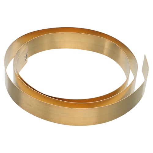 POPETPOP 1rouleau Feuille de Laiton pour Bijoux Bricolage Mécaniques et Accessoires Automobiles Feuille Cuivre Fine pour Tuyauterie