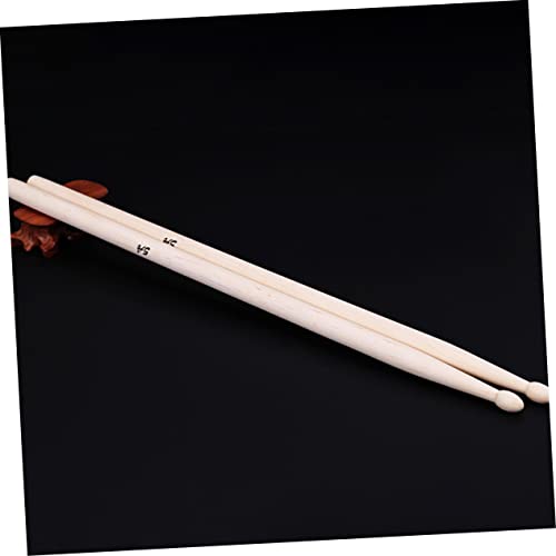 Baquetas de Madera Maple 2 Pares para Batería Beige miniatura 5