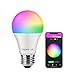 Lepro Lampadina LED RGBW E27 WiFi 9W, Compatibile con Alexa/Google Home, Lampadina Intelligente 16 Milioni Colori RGB + Bianco Regolabile 2700K-6500K, Smart Lampadine Colorate Controllo da Voce e App