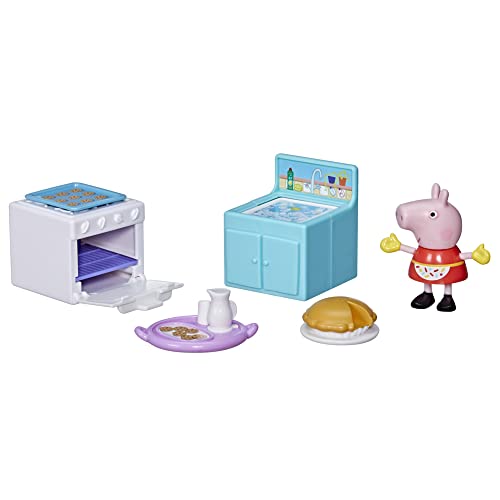 Boneca Peppa Pig Peppa Adora Cozinhar, Figura e Acessórios para Crianças a Partir de 3 Anos - F4393