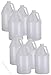 BOTTLE DEPOT USA 1-Gallon Plastic Jug Reusable (8 Pack Deal) Food-Safe, BPA Free | Heavy-Duty HDPE, With White Tamper Evident Screw Caps | Food Grade - BPA Free