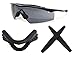 Galaxy Nose Pads + Earsocks For Oakley M Frame Series Sunglasses Black