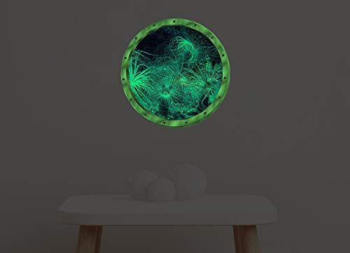 Vinilo adhesivo decorativo 29x29 cm con diseño medusas miniatura 3