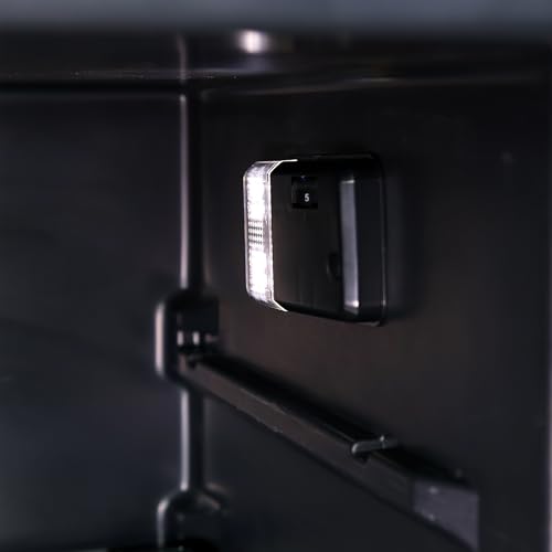 Avanti AR52T3SB Mini Fridge Compact Refrigerator for Office or Dorm with Reversible Door with Security Lock, Adjustable Glass Shelves and Temperature Control and Auto Defrost, 5.2-Cu.Ft, Stainless on Fridge.com